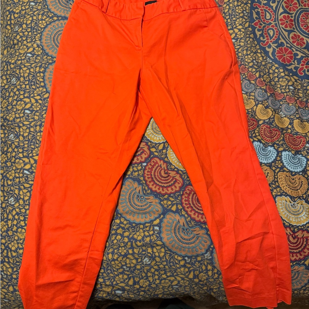 Worthington Bold Red/Orange Curvy Fit Pants
